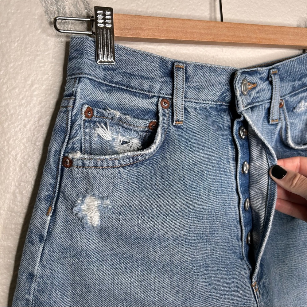 Agolde Stella jean shorts 24 - Picture 2 of 10
